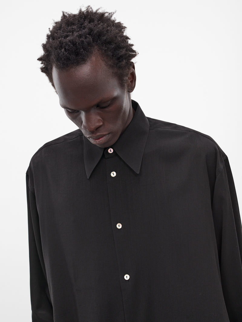 Black Classic Button-Up Shirt (005-03B-BLACK)