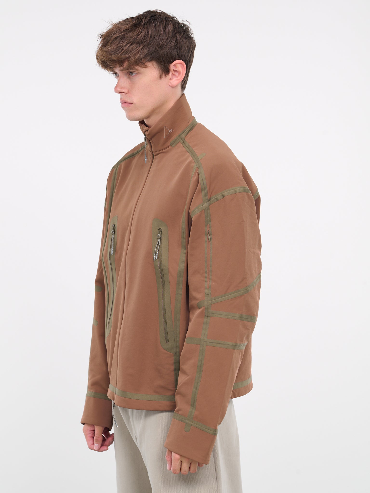 Softshell Jacket (005OT03-BRW0001-BROWN)