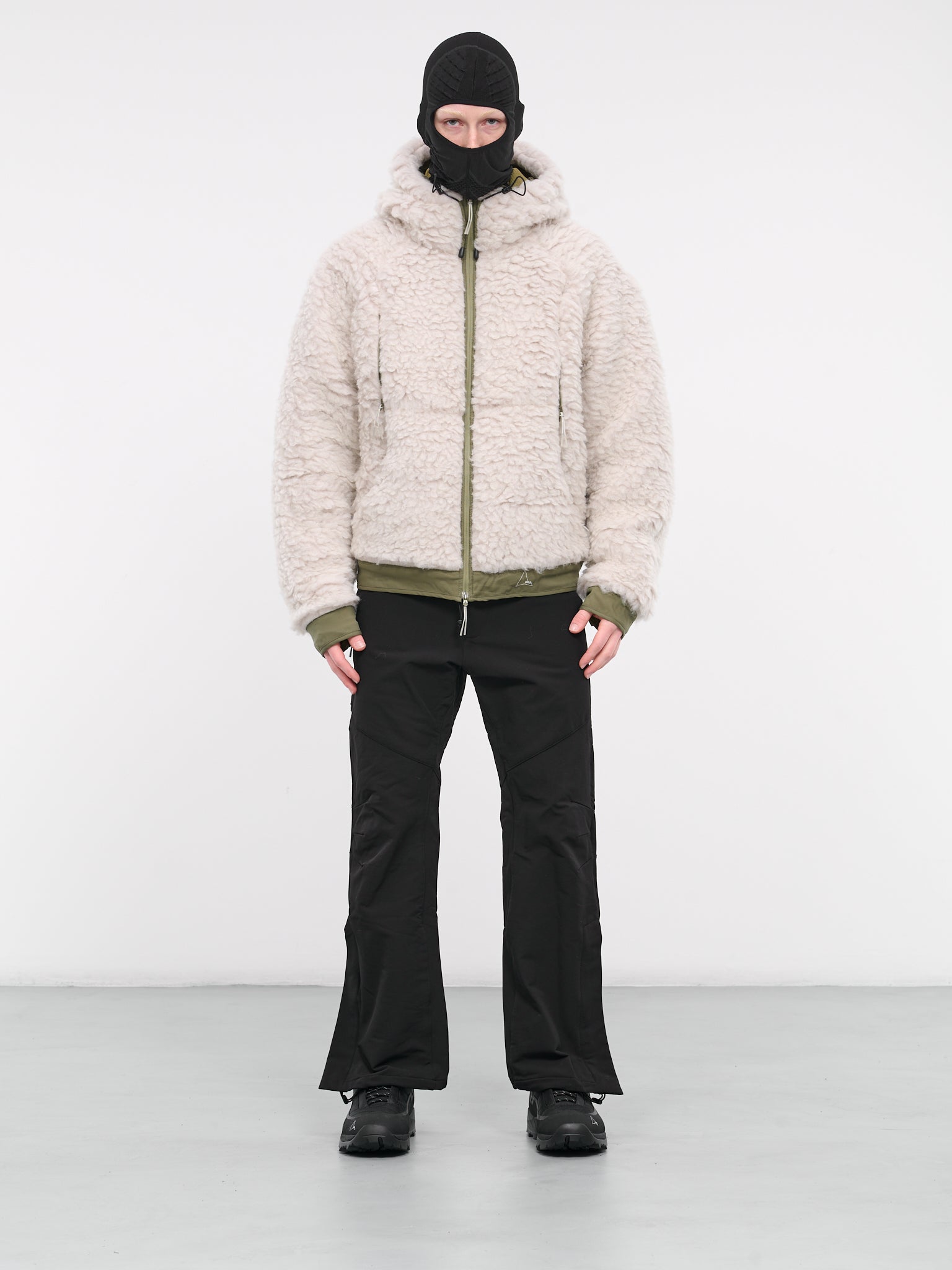 Heavyweight Fleece Jacket (006OT04-GRY002-SILVER-SAGE)