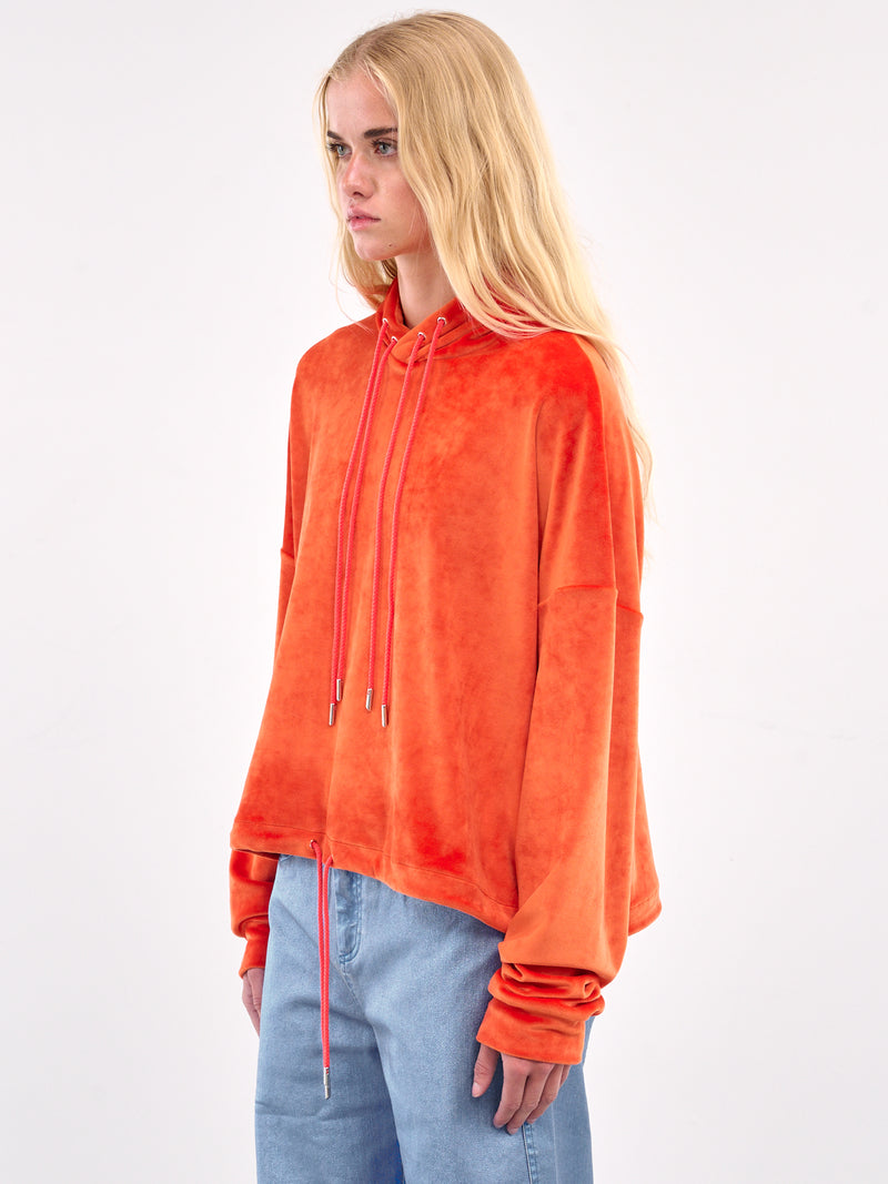 Boxy Hoodie (#007023-204-BLOOD-ORANGE)