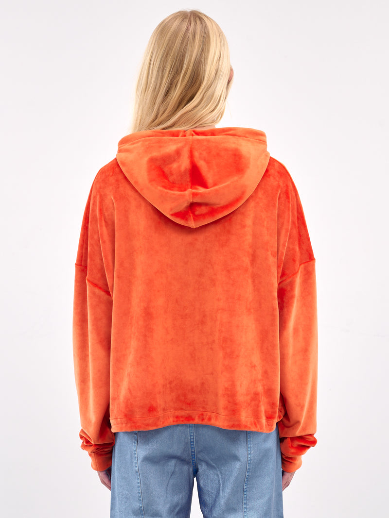 Boxy Hoodie (#007023-204-BLOOD-ORANGE)