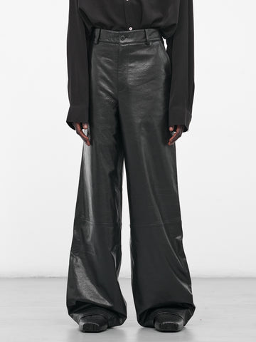 パンツ SO by alexander van slobbe Leather pants SO by alexander van slobbe レザーパンツ 【公式通販】