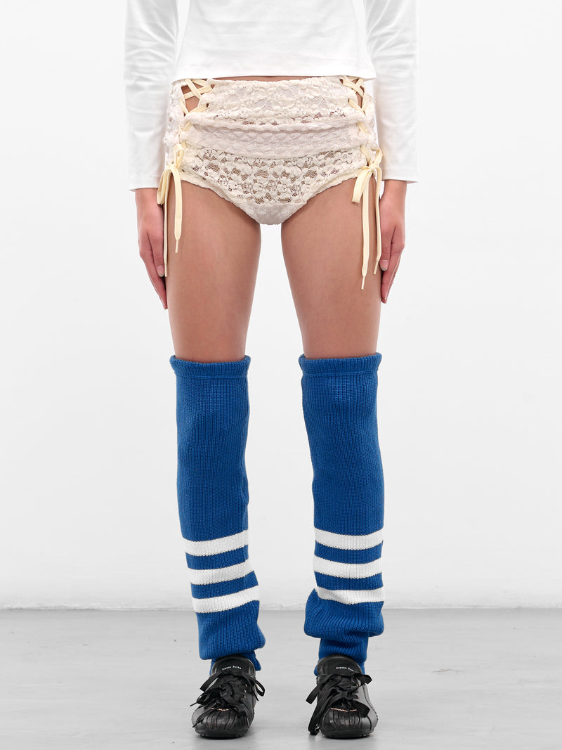 Blue Striped Hockey Rib Warmers (00AC05-BLUE)