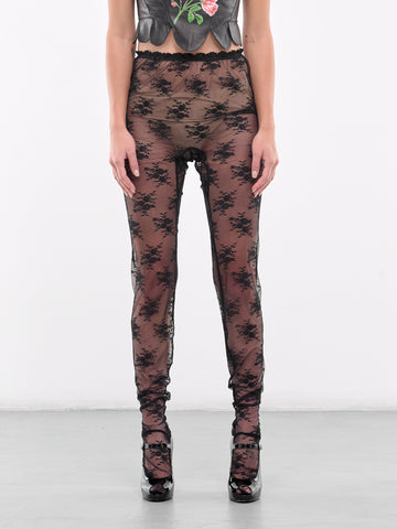 Lace Leggings (00TR08BK-BLACK)