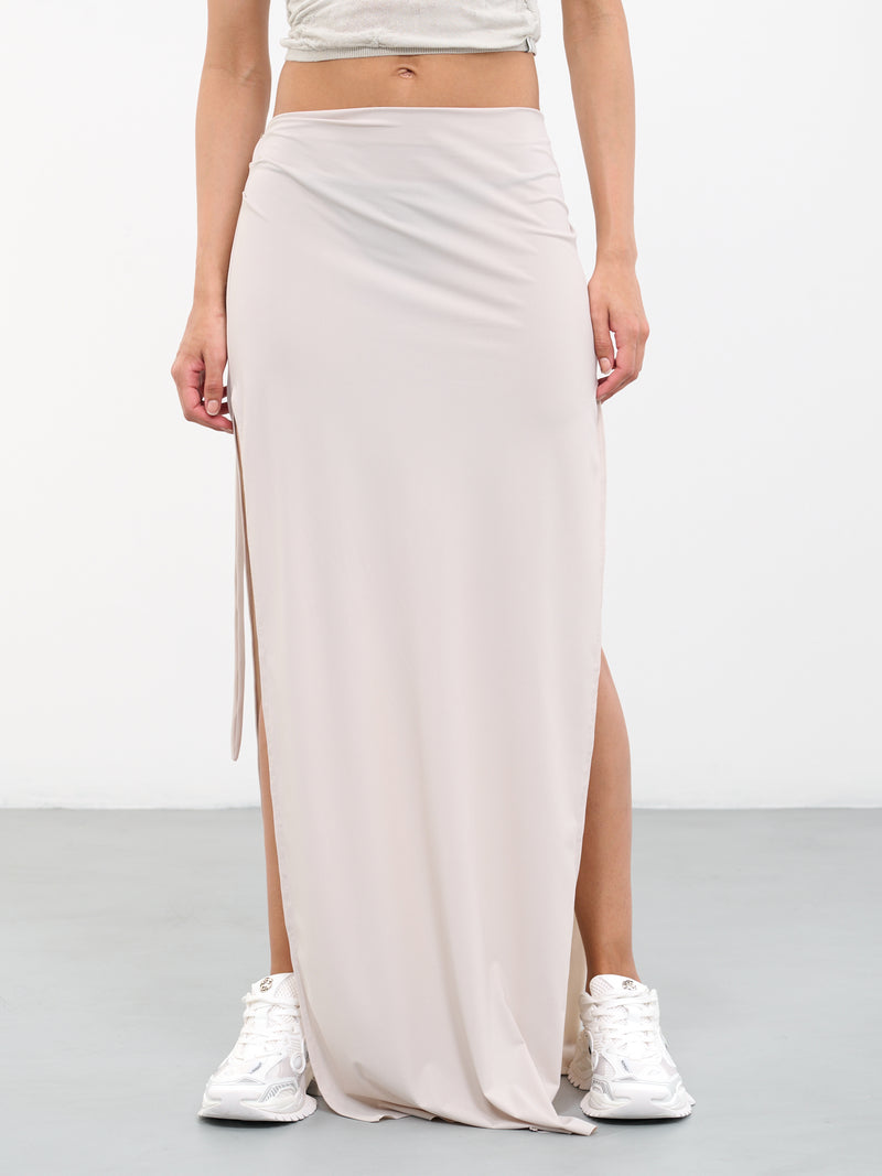 Slit Maxi Skirt (02-04-03-02-BEIGE)