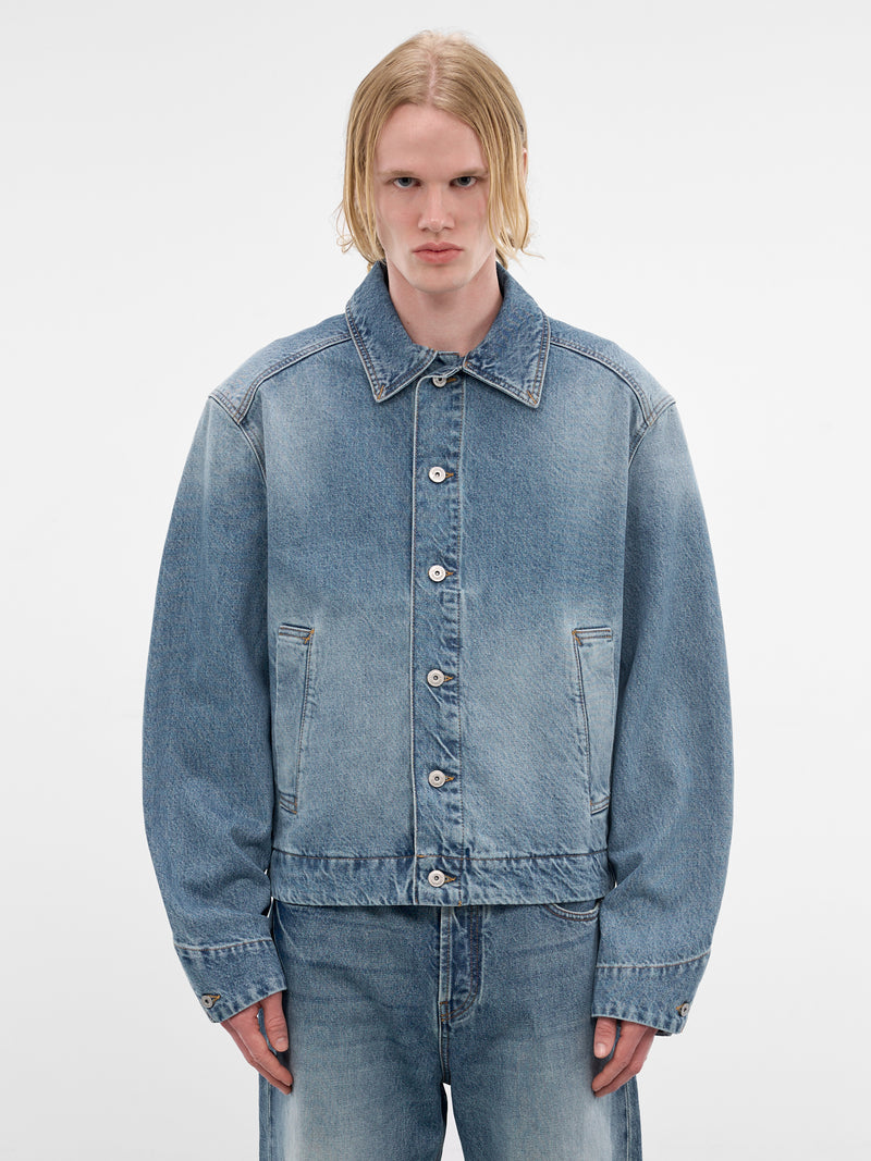 Blue Mirada Denim Jacket (0UM00155AD00038-BLUE)