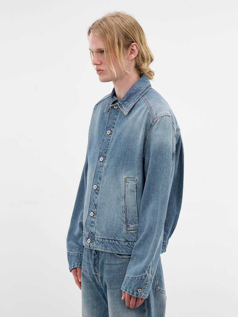 Blue Mirada Denim Jacket (0UM00155AD00038-BLUE)