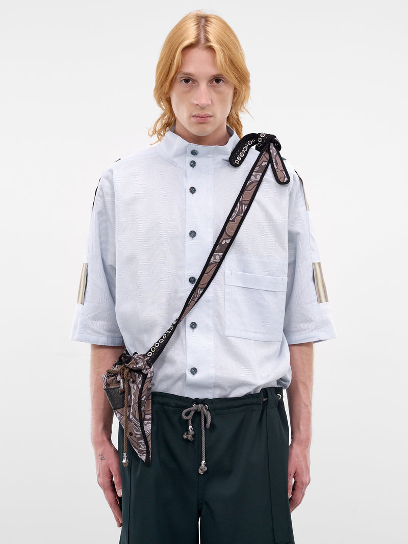 Hatha Graphic Print Jersey Bag (KKSS26BG01-112-IRON-BLACK)