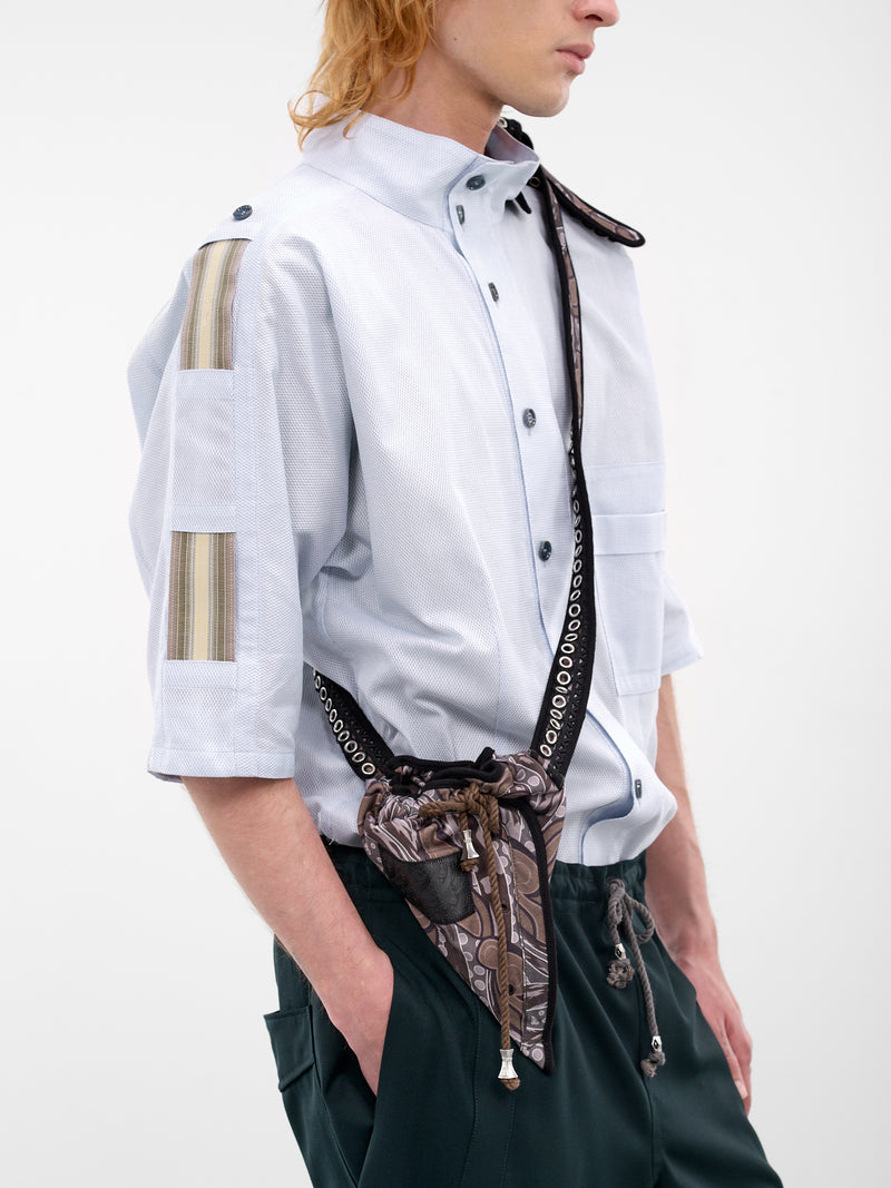 Hatha Graphic Print Jersey Bag (KKSS26BG01-112-IRON-BLACK)