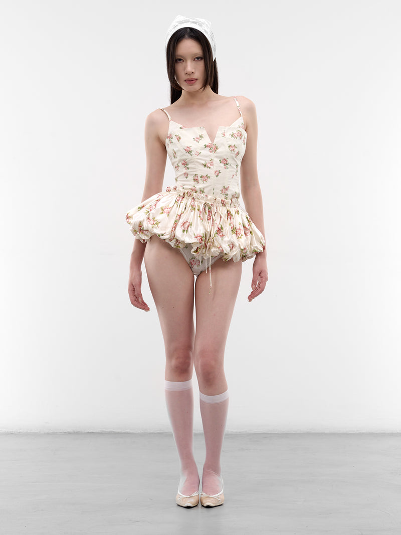 Rose Print Drawstring Briefs (SS2600TR16-ROSE-PRINT)