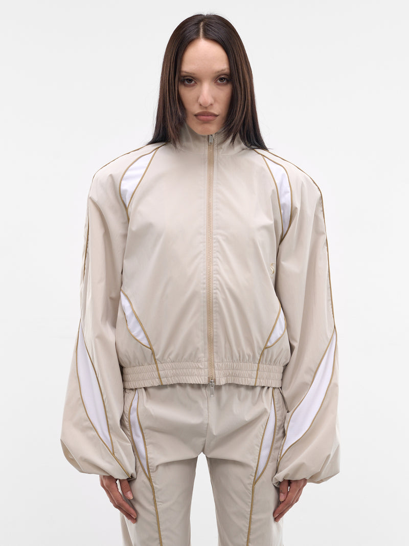 Stone Technical Slash Track Jacket (SS26OW02-W15-STONE
