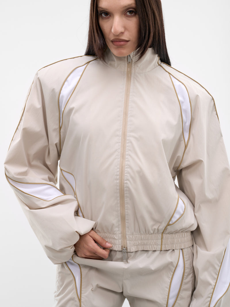 Stone Technical Slash Track Jacket (SS26OW02-W15-STONE