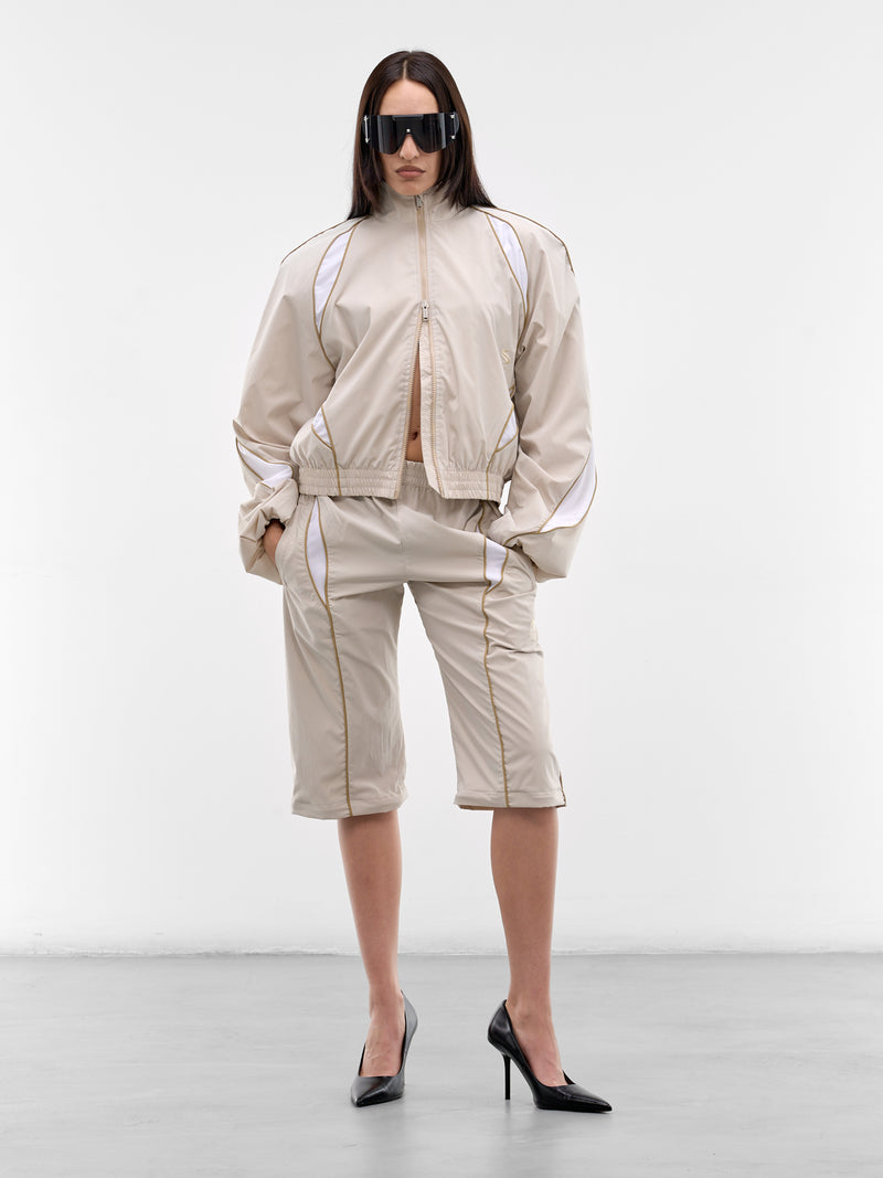 Stone Technical Slash Track Jacket (SS26OW02-W15-STONE