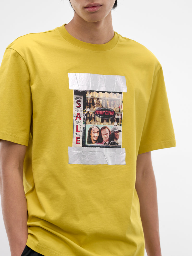 Yellow Classic Graphic Tee (603JS02404N-GREEN)