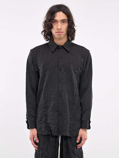 【2plan】Frey Wrinkle Overfit Shirt 04-05-01-BLACK108498230_grande