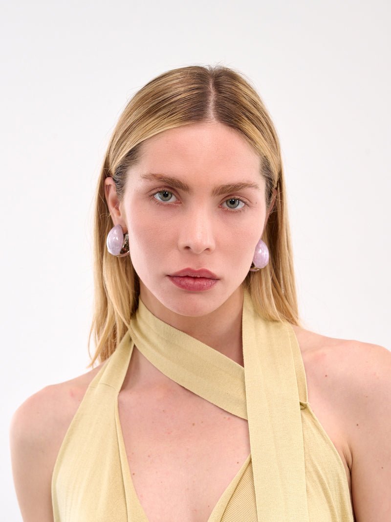 Teardrop Earrings (COPBI04J1005-PINK)