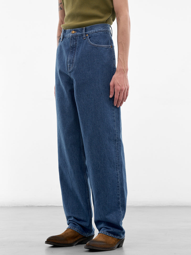 Blue Denim Wide Leg Jeans (J21KA0332-J45352-476-BLUE)