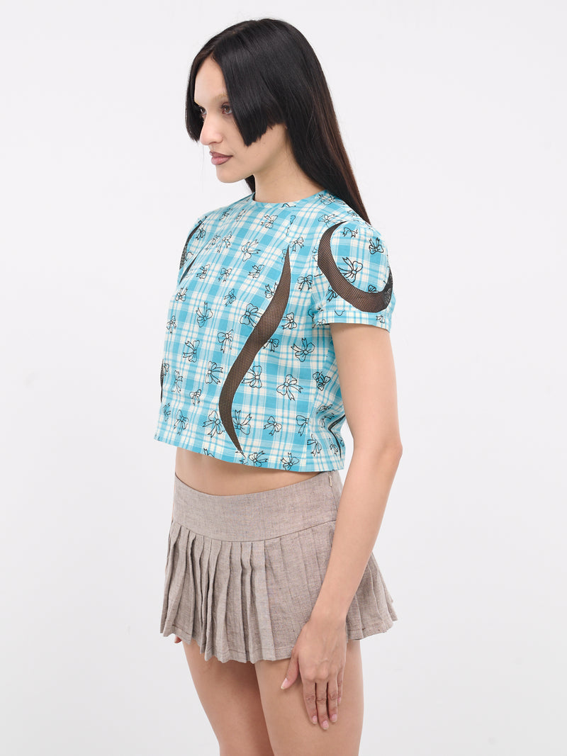 Space Top (062-SPACE-BLUE-CHECK)