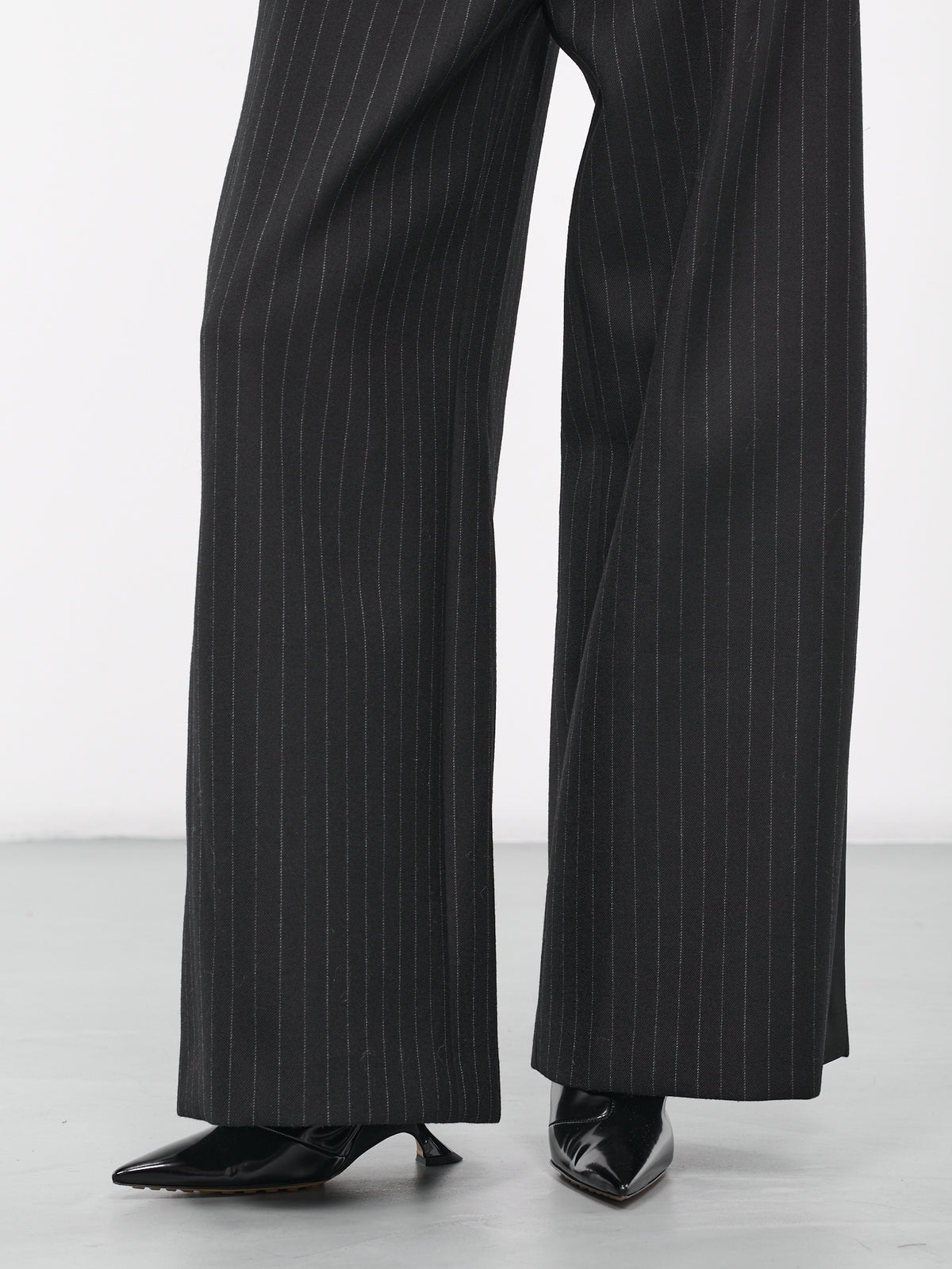 Chalk Stripe Bonding Pants (06994-001-BLACK)