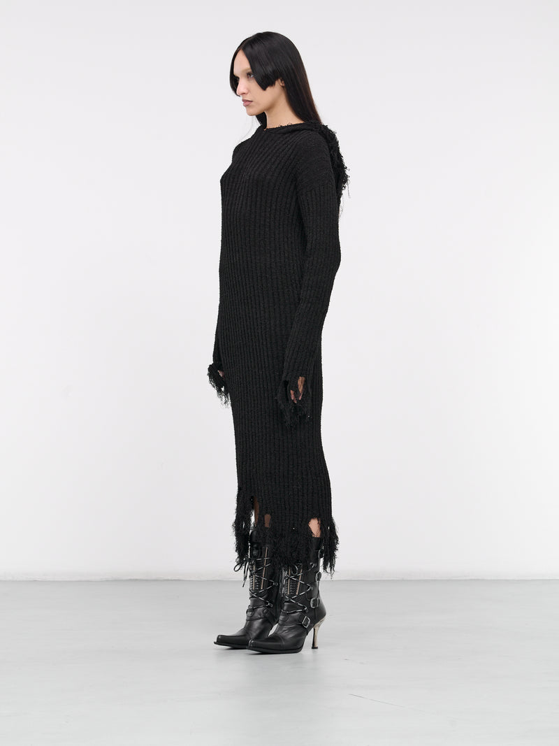 Reaper Hooded Dress (070-BLACK)