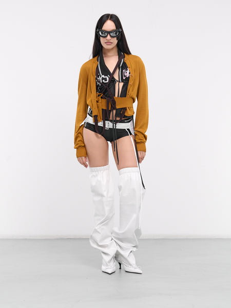 【IONSEOUL】Shake Line Collar Half Cardigan 4JH267 0708702-MUSTARD9338764_large.