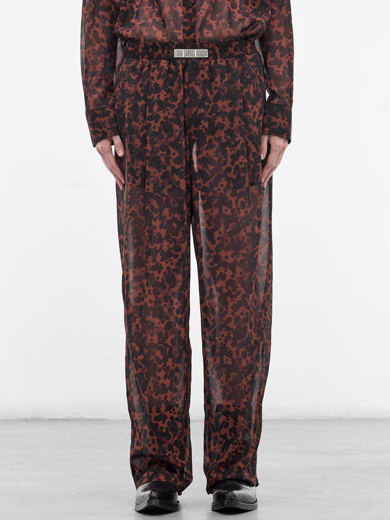 LOUIS GABRIEL NOUCHI Semi-Sheer Joggers | H.Lorenzo - front
