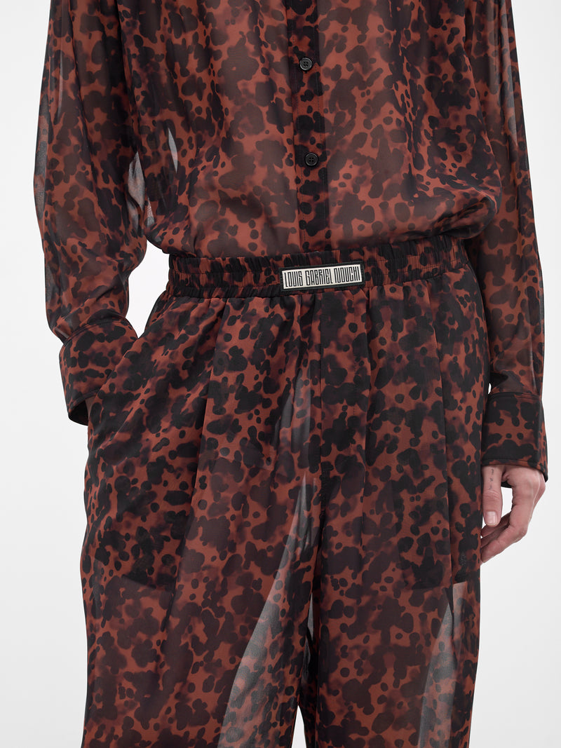 LOUIS GABRIEL NOUCHI Semi-Sheer Joggers | H.Lorenzo - detail 2