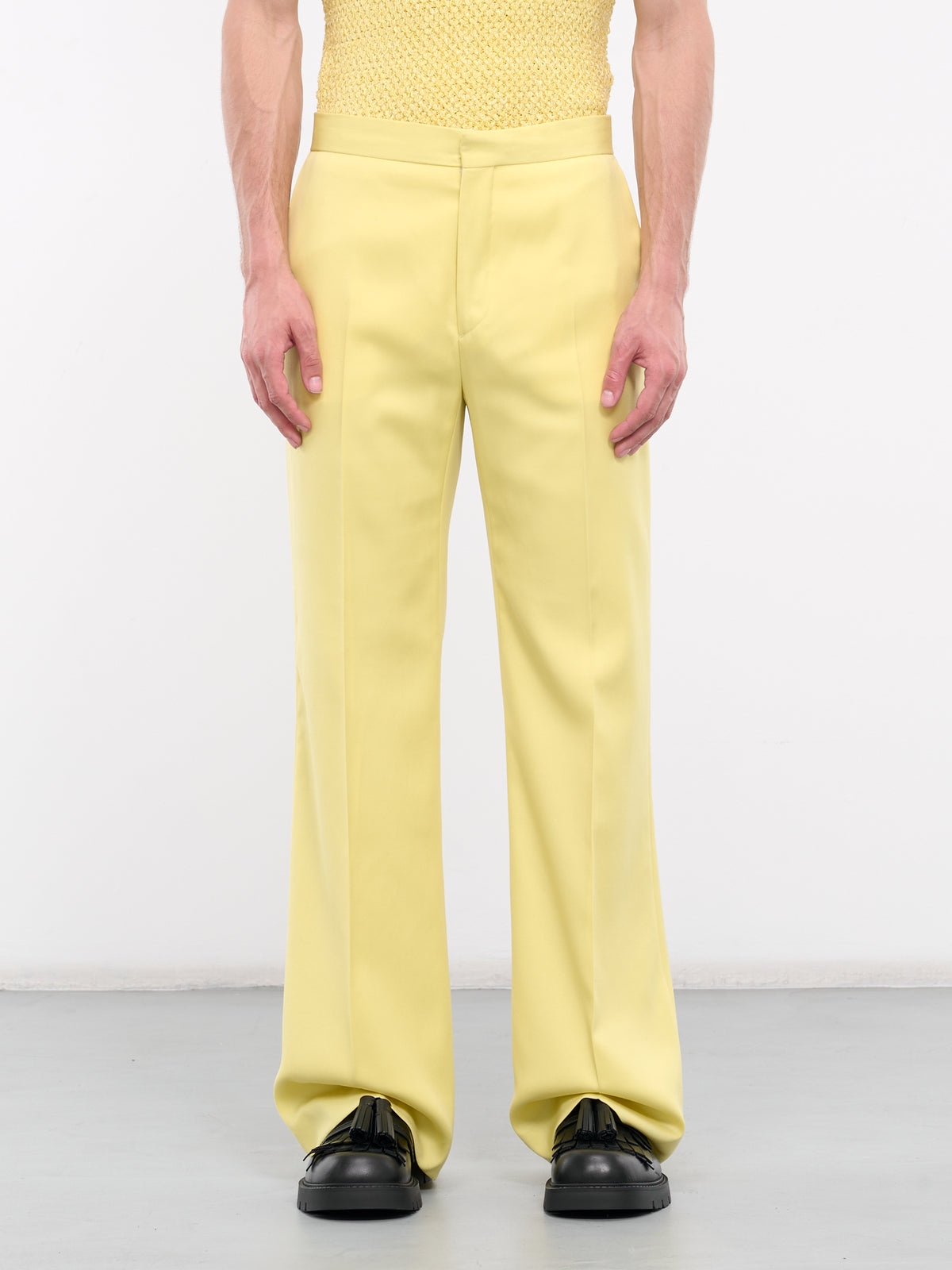 Tailored Flare Trousers (0737-T725-CANARY-030)