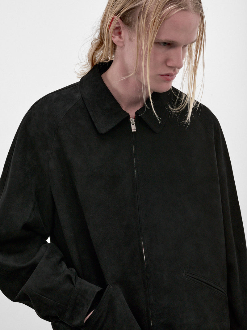 Black Wool Zip Jacket (C263F09J01-BLACK)
