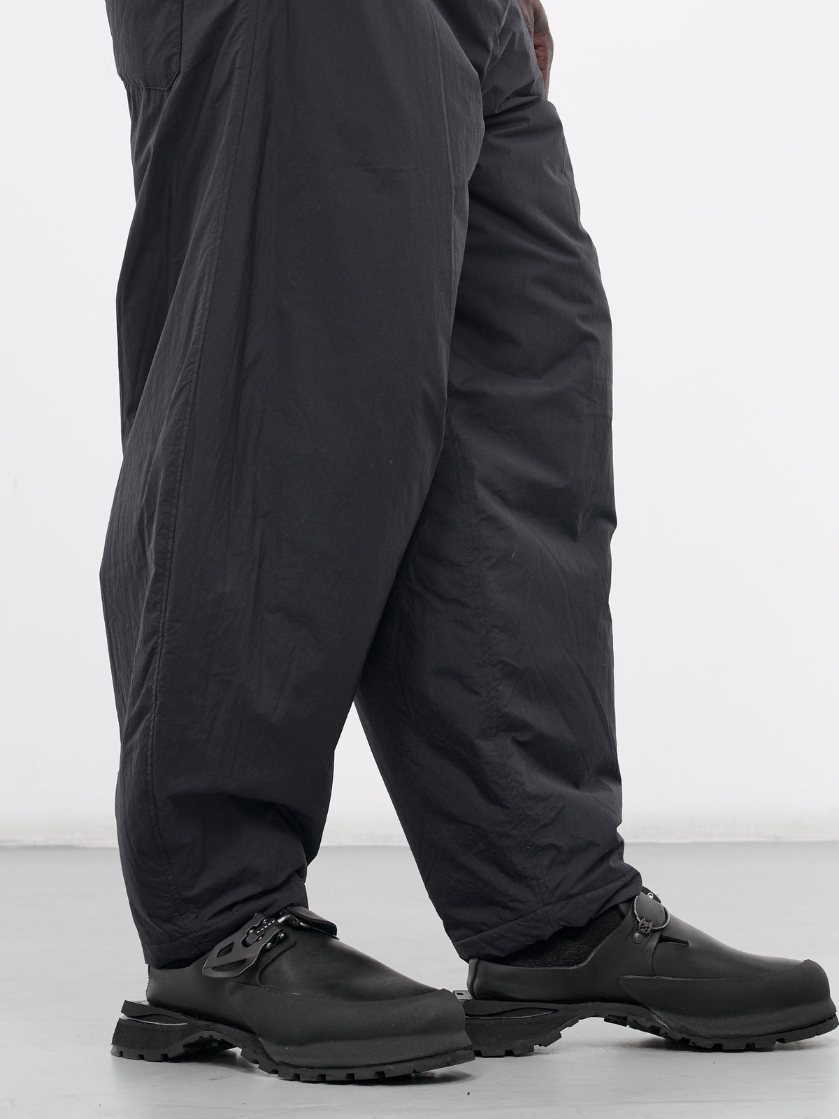 Baggy Drawstring Trousers (08PT-N-BLACK)
