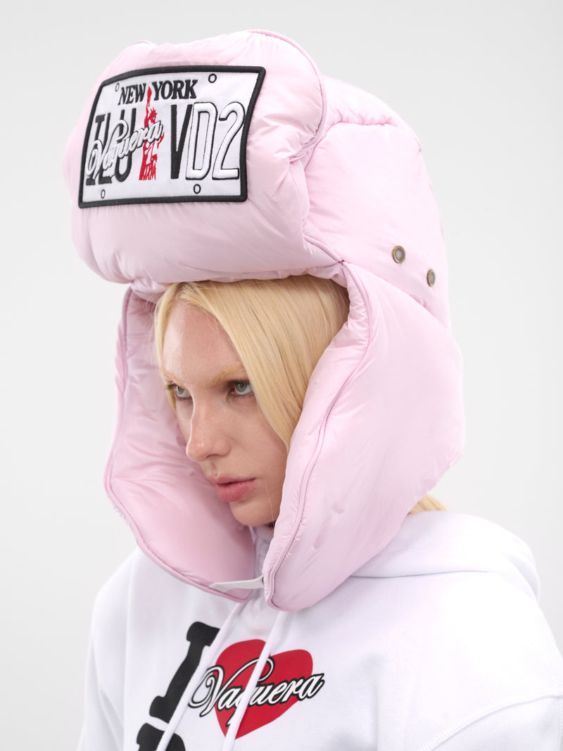 Vaquera Graphic Padded Ushanka Hat (HAW0051-ROSA)