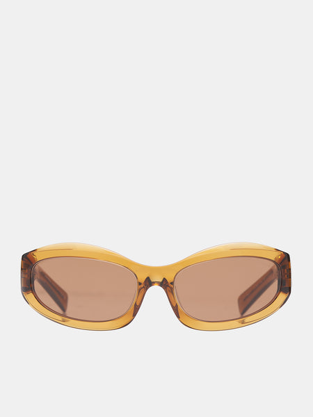 14ZS Sunglasses (0MU-14ZS-CARAMEL-TRANSPARENT)