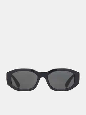 Medusa Biggie Sunglasses (0VE4361-BLACK-DARK-GREY)