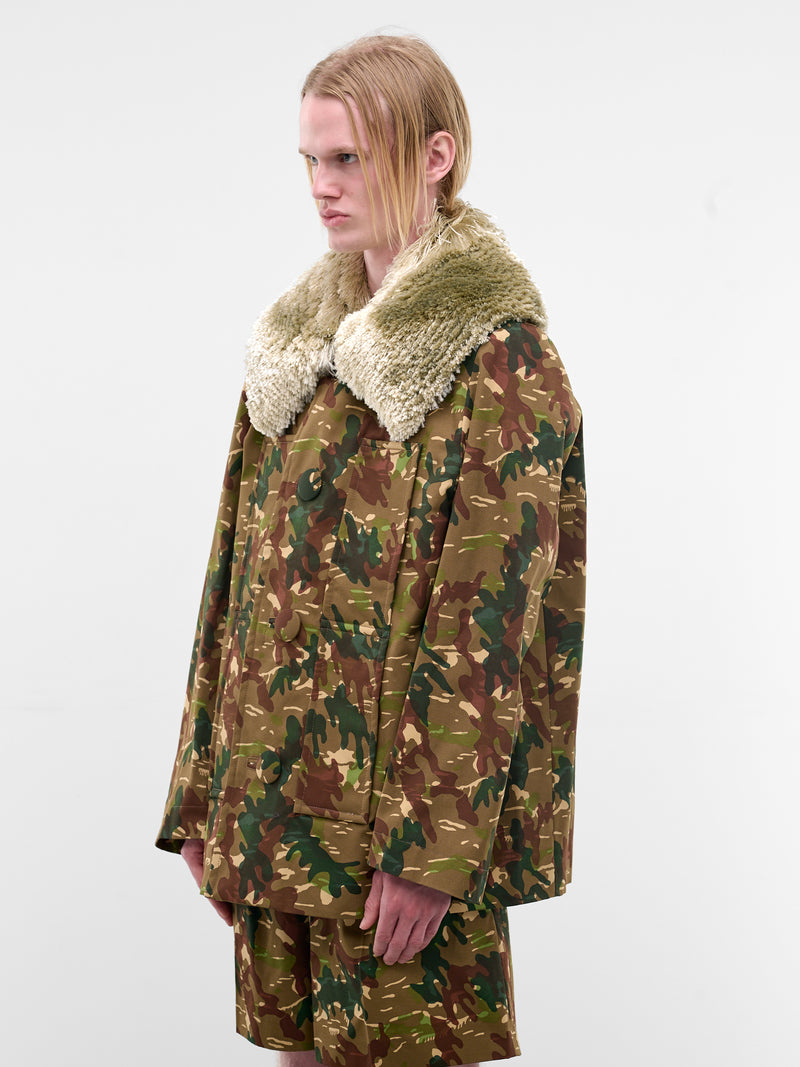 Devil Caban Camo Jacket (1001A-CC2-MILITARY-GREEN)
