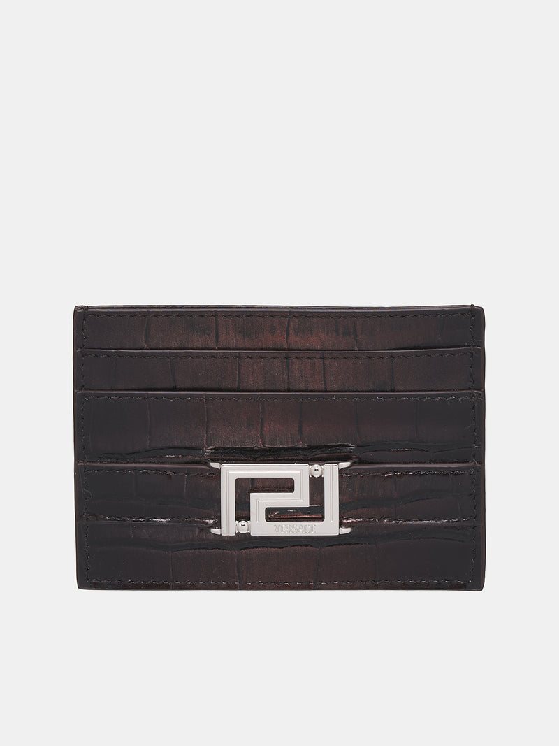 Greca Goddess Card Holder (1007218-1A12257-1X44P-SOIL-PAL)