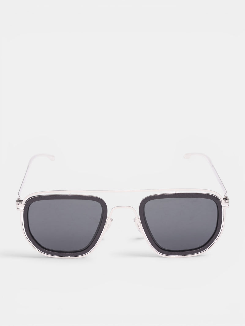 Black MH22 Ferlo Sunglasses (10086151-PITCH-BLACK-SHINYSILV)
