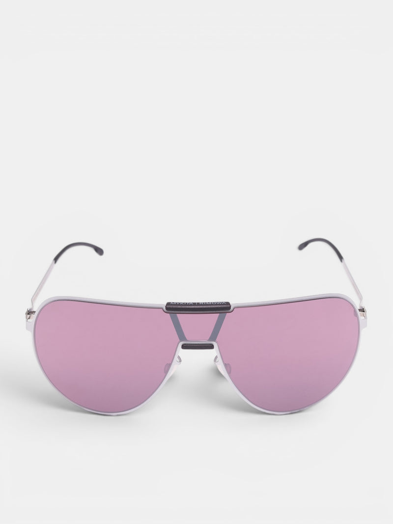 Mykita x Rimowa Silver MR005 Sunglasses (10087682-SILVER-PICTH-BLACK-MU)