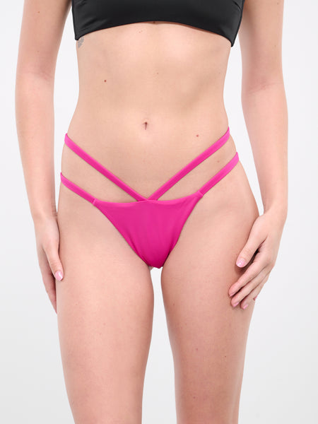 【送料&関税込】Versace Medusa 95 Bikini Bottom Medusa '95 Velvet Bikini Top Pink | VERSACE US