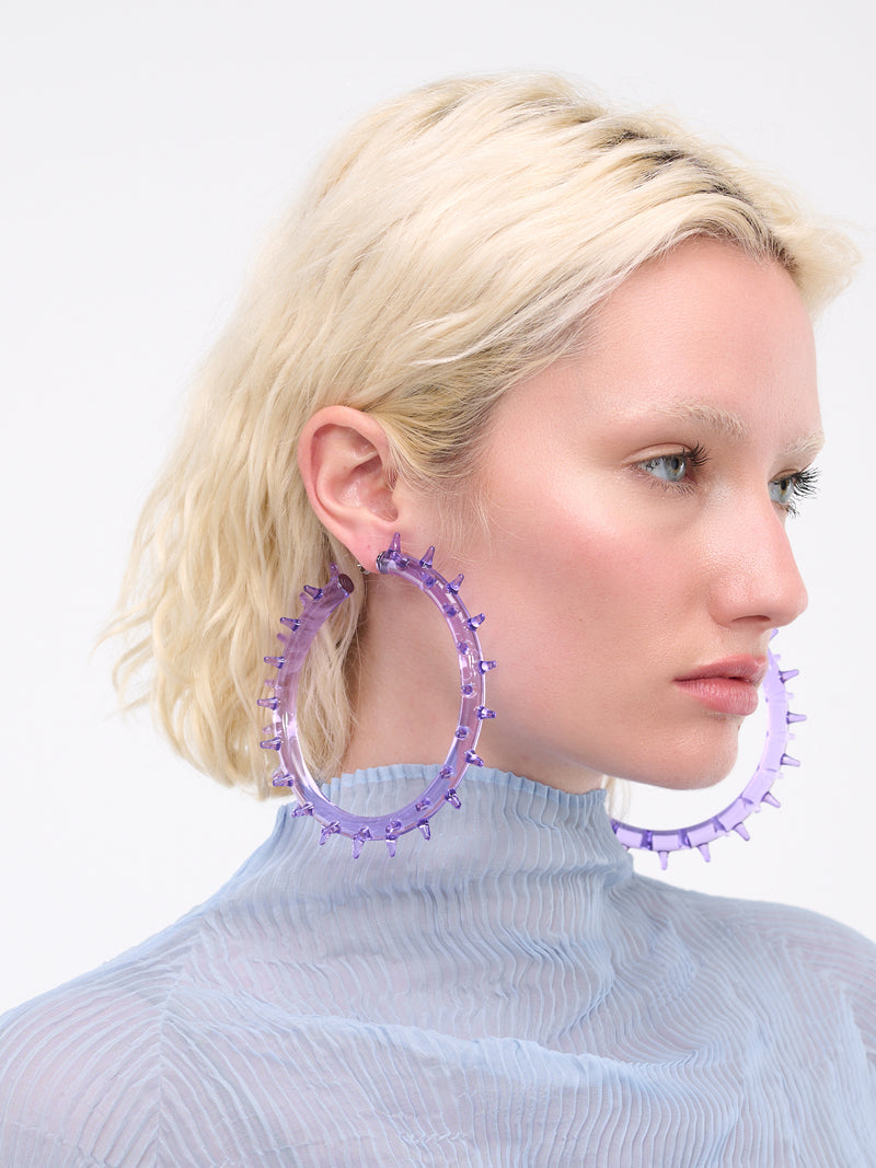 Spikey Hoops Mauve (SPY-HOO-MAUVE)