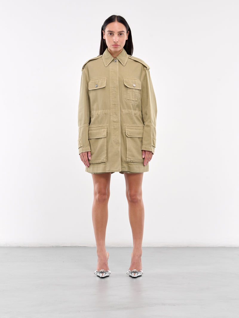 Cargo Denim Jacket (1016242-1A10427-1D770-TAUPE)