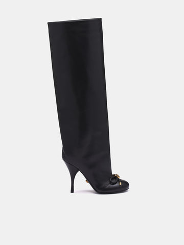 靴 herlipto Noir Ribbon Ankle Boots herlipto Noir Ribbon Ankle Boots