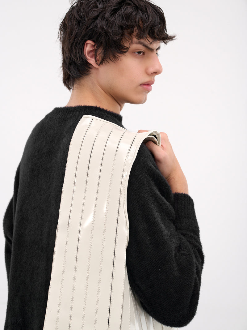 White Leather Tank Top Tote (TANK-TOP-TOTE-SOFT-PEARL-WHITE)