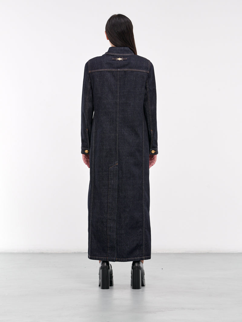 Denim Long Coat (1017265-1A12294-1D100-DARK-BLU)