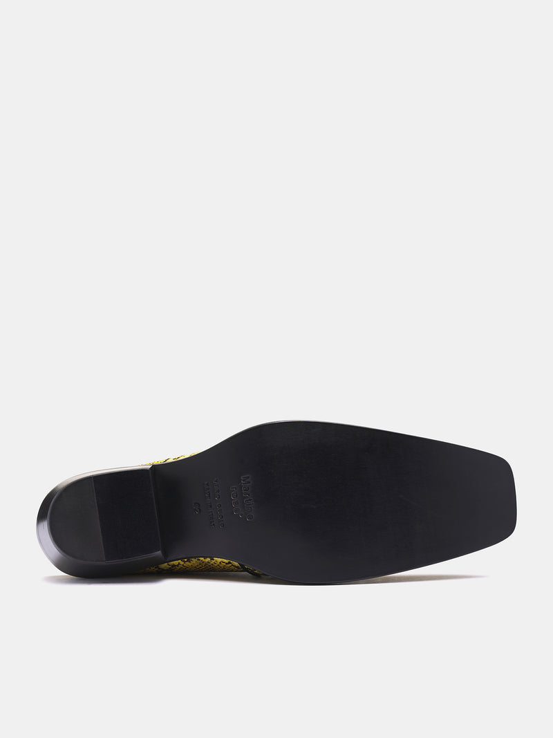 Cowboy Mules (1063MLE02309-YELLOW-BLACK)
