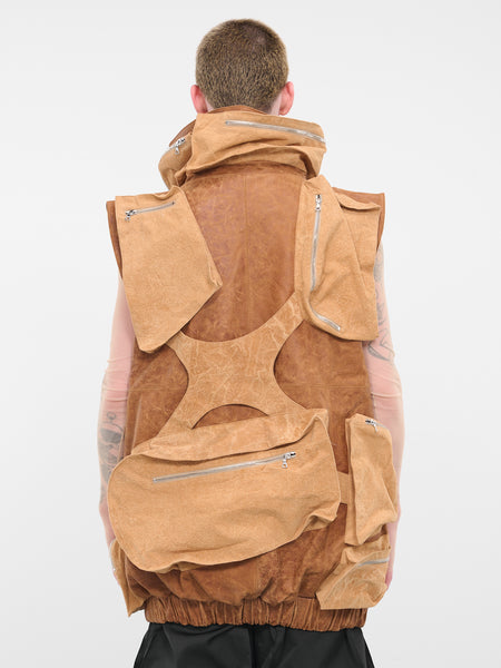 1000 Pockets Vest (11003-LEATHER-TAN)