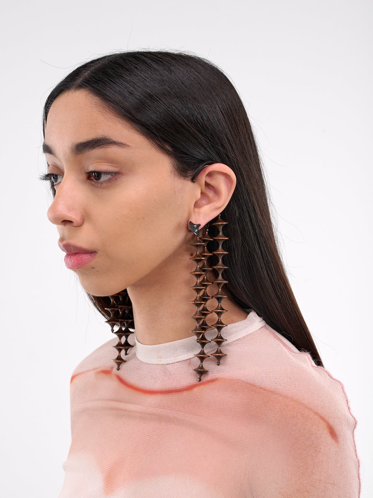 Toupie River Earrings (TOU-EAR-COP-COPPER)