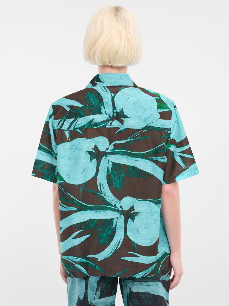 Weekend Shirt (113013-5042-TURQUOISE-FLOWER)