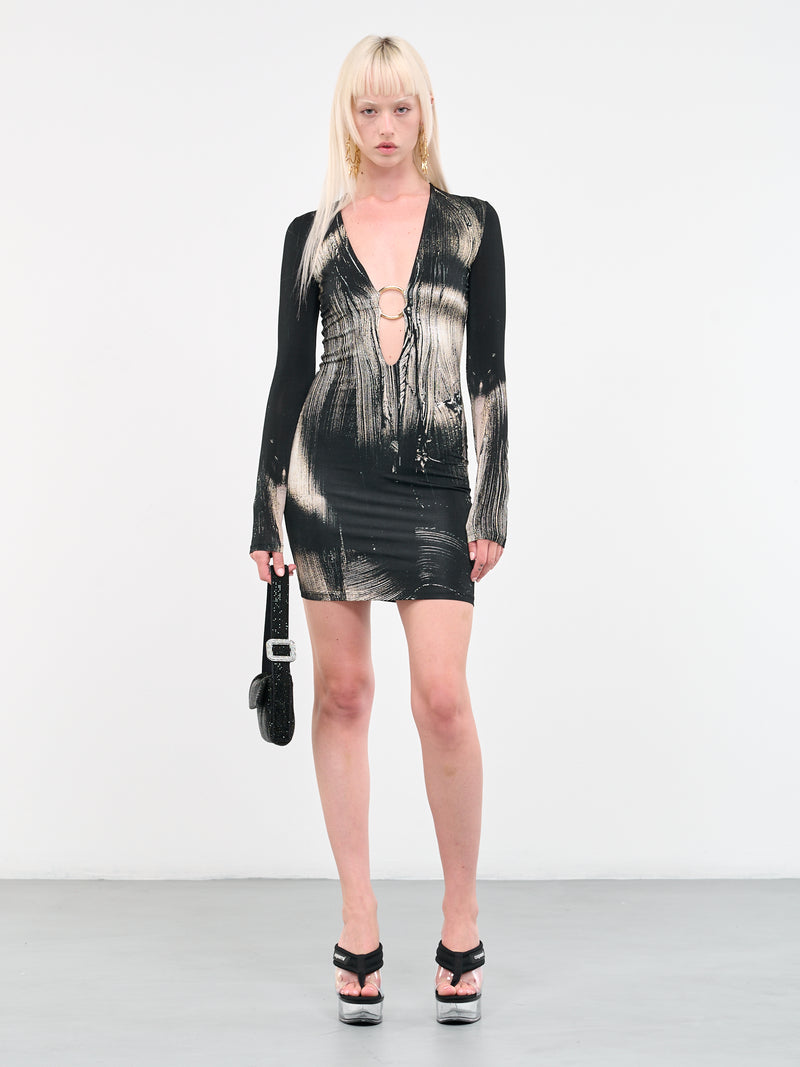 Helios Dress (114107-0997-PAINTED-BLACK)