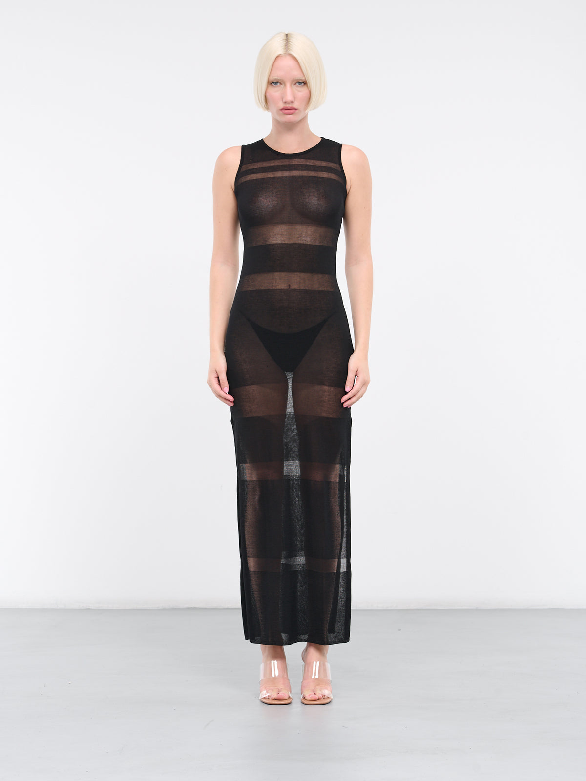 Sea Breeze Knit Dress (114133-0999-BLACK)