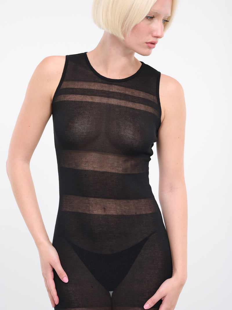 Sea Breeze Knit Dress (114133-0999-BLACK)